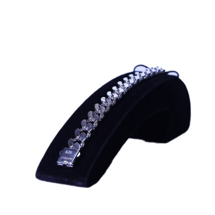 Silver cubical Bracdds for him