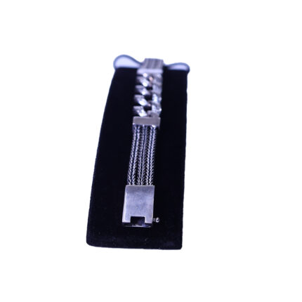 Sliver Parallel Braid Bracelet forhin